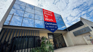 Fachada do Grupo FAJ, que agora tem o selo GPTW